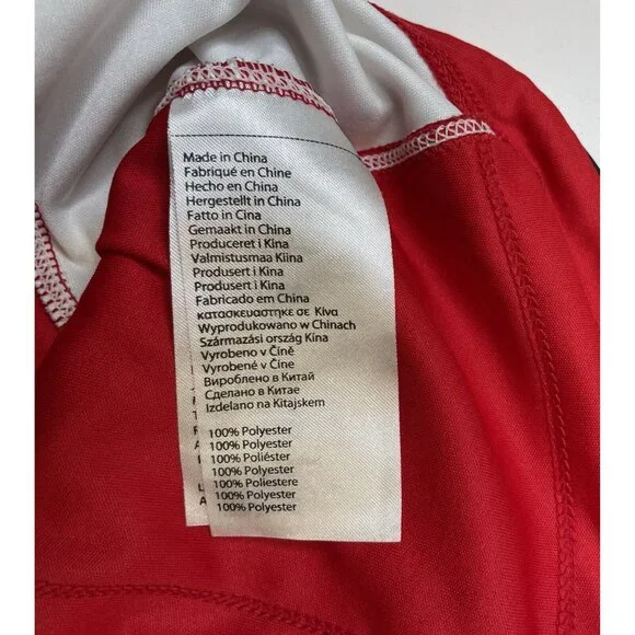 Pearl Izumi Women’s Cycling Jersey XL Red White Full Zip Short Sleeve - Picture 4 of 9